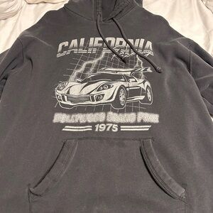 California Graphic Black Hoodie